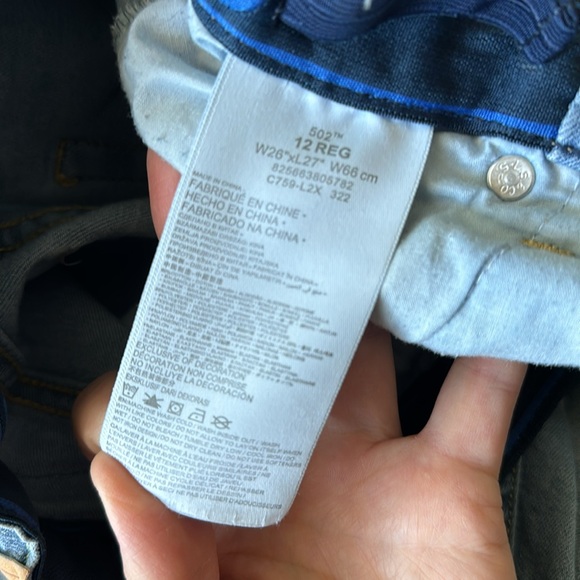 Boys 502 Levi’s - Picture 4 of 5